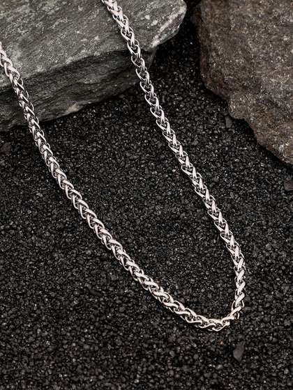 French Accent Men
                      Silver-Plated Chain