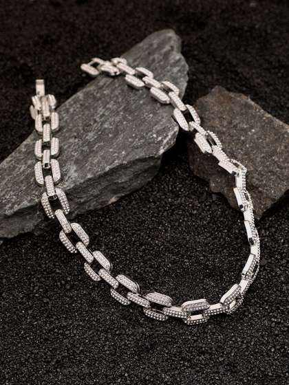 French Accent Men
                    Silver-Plated Chain