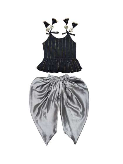 satyamfab Girls
                      Regular Top with Dhoti Pants