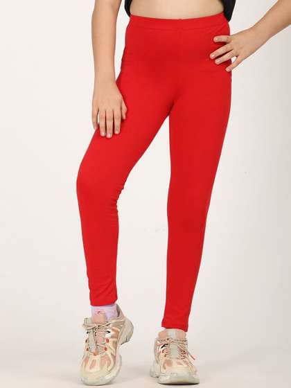 ZION Girls Cotton Ankle
                    Length Leggings