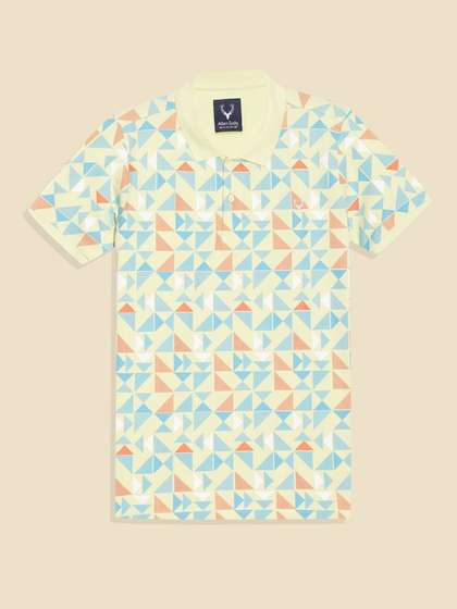 Allen Solly Junior Boys
                    Floral Printed Polo Collar T-shirt