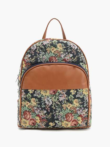 Anouk Women floral
                          Printed Backpack