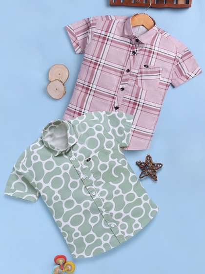 Toonyport Boy Pack Of 2
                    Printed Casual Shirt