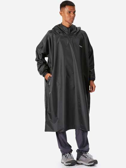 Decathlon Caperlan -
                      Men Black Waterproof Fishing Rain Poncho