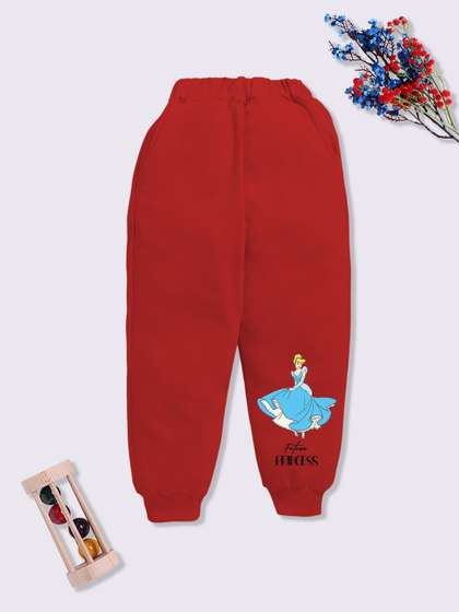 YK Disney Girls Disney
                    Printed Cotton Joggers