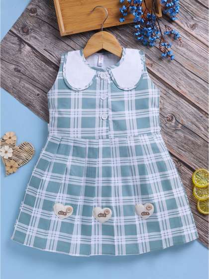 Blushh Berry Girls
                    Printed Fit & Flare Dress