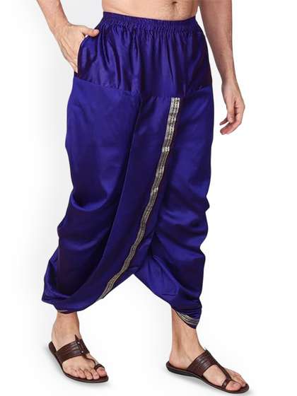 RAMESHWARAM
                          FABRICS Men Ready-to-Wear Dhoti with Pocket