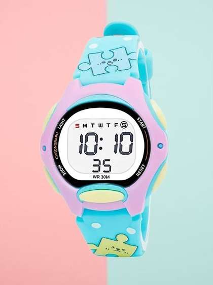 Otage Kids Dial &
                    Straps Digital Multi Function Watch 8207LK -Light
                    Blue3