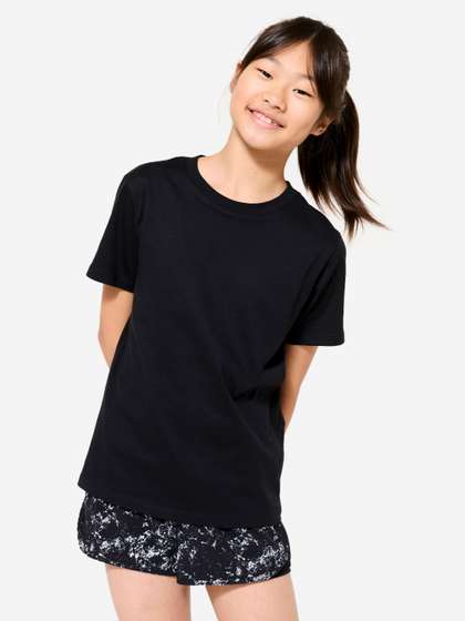 Decathlon Girls Black
                      S500 Breathable Multi-Sport T-Shirt