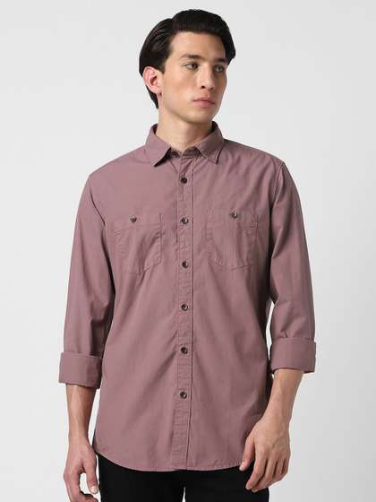 Price History of VAN HEUSEN DENIM LABS Men Solid Slim Fit Casual