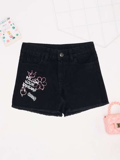 Pantaloons Junior Girls Denim Shorts