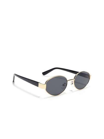 Voyage Oval
                          Sunglasses for Men & Women Black Lens
                          Golden Frame 9585MG6894Z