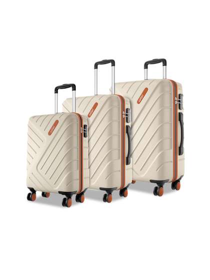 Safari Set Of 3 Textured TrolleyBags