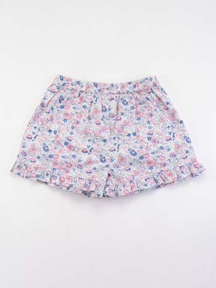 Soleilclo Girls Printed
                    Knee Length Skorts