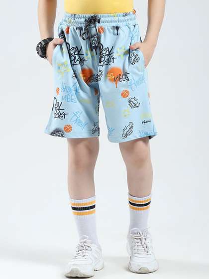 Monte Carlo Boys Floral
                    Printed Outdoor Shorts