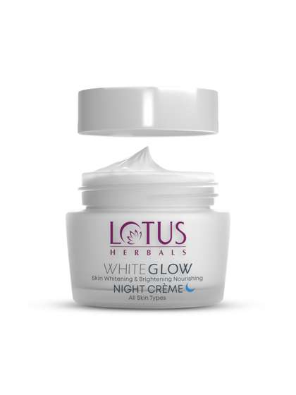 Lotus Herbals
                        Whiteglow Skin Whitening & Brightening
                        Nourishing Night Face Cream - 60 g