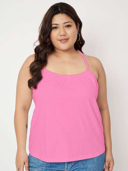 BRINNS Plus Size
                        Women Cotton Styled Back Top