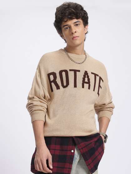 glitchez
                          Typography Text Drop-Shoulder Sleeve Pullover