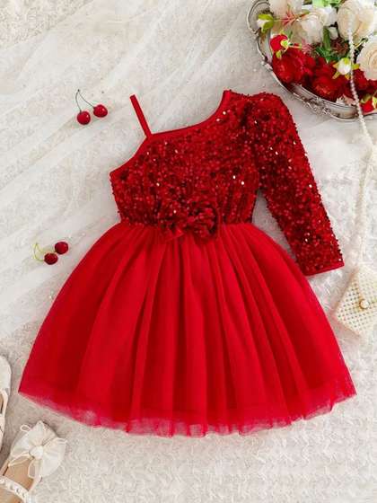 STYLE CONNECT Girls
                    Embellished Fit & Flare Knee Length Dress