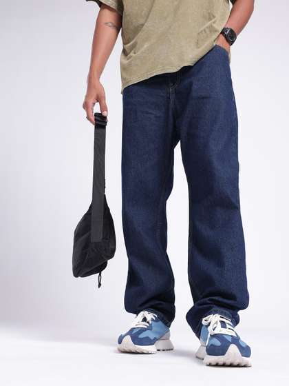 Price History of glitchez Men Baggy Fit Jeans from Myntra 111_13570032