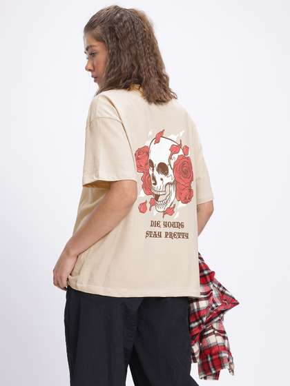 Printed Oversized Fit T-shirt