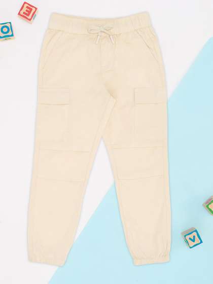 Pantaloons Junior Boys
                    Mid Rise Pure Cotton Joggers