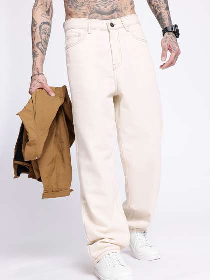 glitchez Men Baggy
                        Baggy Fit Jeans