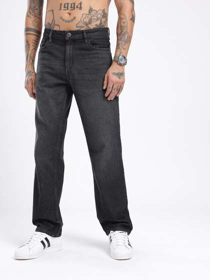 glitchez Men
                          Straight Fit Light Fade Jeans