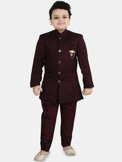 BAESD Kids
                        Embroidery Indo Western Sherwani Set