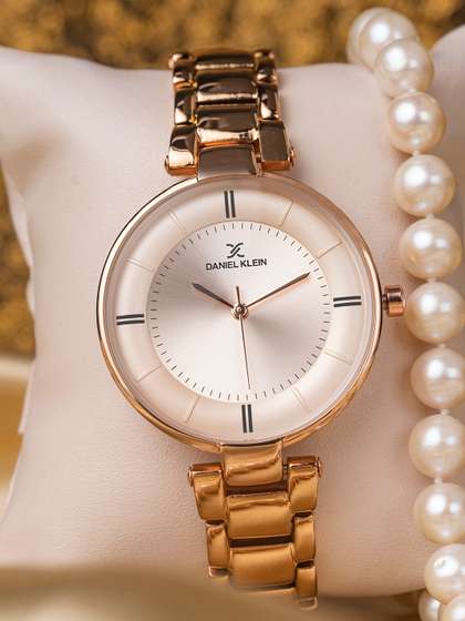 Daniel Klein Women
                      Rose Gold Analogue Watch DK11467-3
