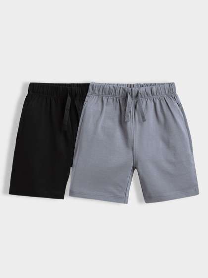 Orange Sugar Kids
                      Unisex Pack of 2 Cotton Shorts