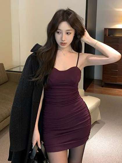 StyleCast x Revolte
                        Women 1 Solid Bodycon Mini Dress