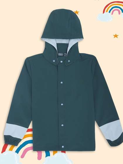 HOUSE OF VEDAS Kids
                        Waterproof Hooded Rain Jacket