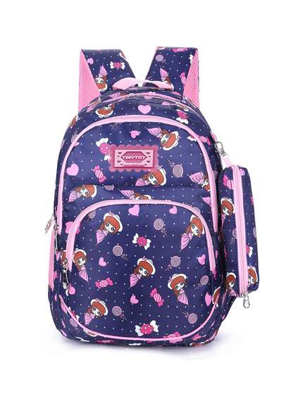 Tinytot Kids Unisex
                      Graphic Backpack