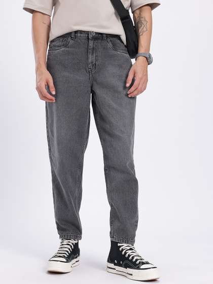 glitchez Men Carrot
                        Fit Jeans