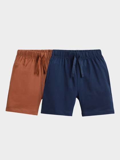 Orange Sugar Kids
                      Unisex Pack of 2 Cotton Shorts