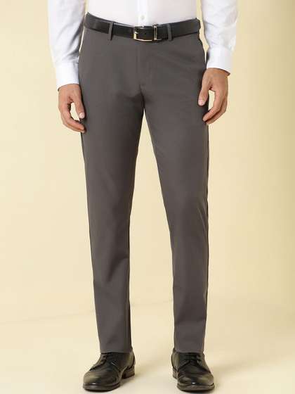Allen Solly Men
                        Textured Slim Fit Trousers