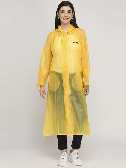Citizen Tansparent
                        Loose Fit Hooded Waterproof Rain Jacket