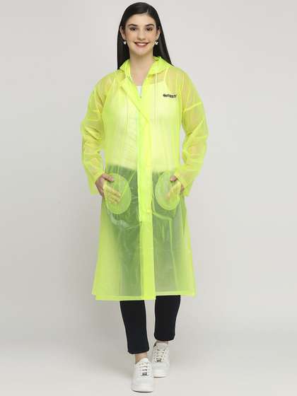 Citizen Tansparent
                        Loose Fit Hooded Waterproof Rain Jacket