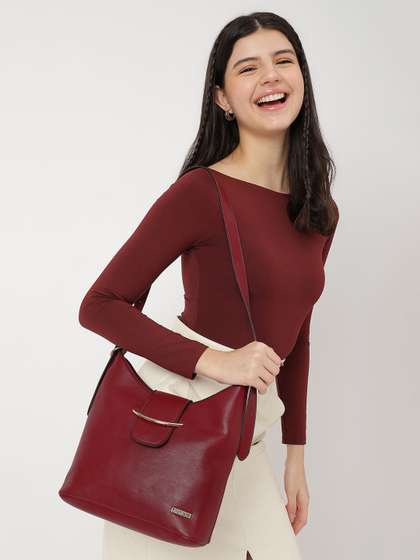 Fastrack Women Solid
                        Hobo Bag with Adjustable Sling Straps