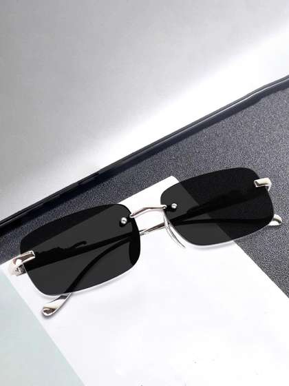 DEXENT COLLECTION
                          Unisex UV Protected Lens Sunglasses Mc Stan
                          Silver Black
