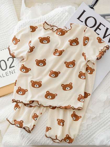 FOREVER FRIDAY Girls
                      Animal Printed Top with Trousers