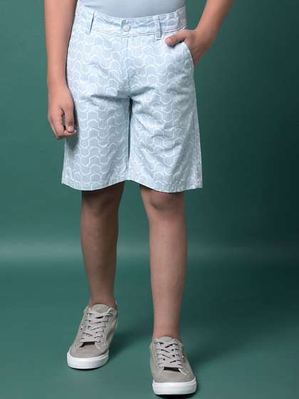 Crimsoune Club Boys
                    Floral Printed Slim Fit Shorts