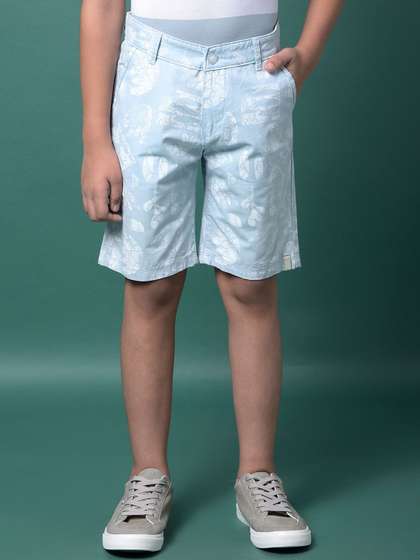 Crimsoune Club Boys
                    Floral Printed Slim Fit Shorts