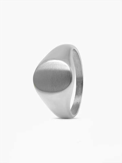 SWASHAA Men Zane Matte
                    Signet Ring