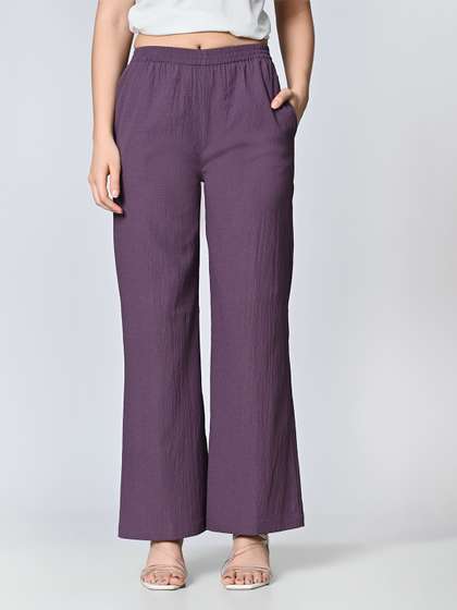OTIRA Women Crepe
                          Palazzos