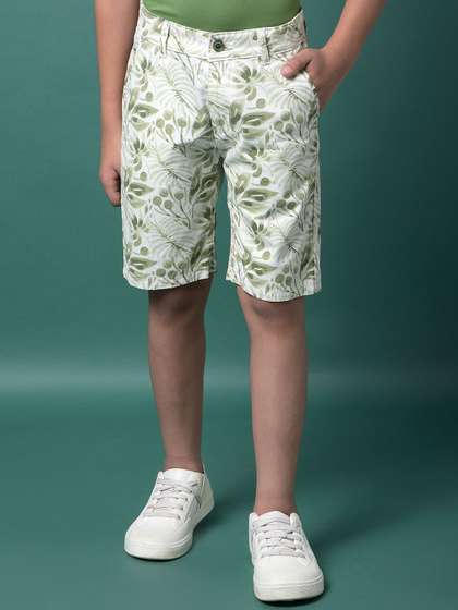Crimsoune Club Boys
                    Floral Printed Slim Fit Shorts