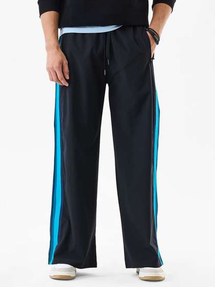 Snitch Men Mid Rise Relaxed Fit Track Pants