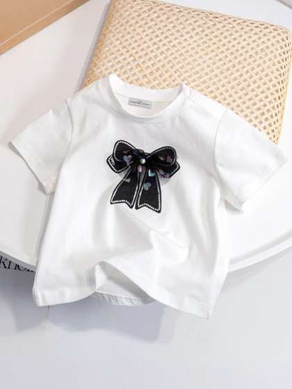 FOREVER FRIDAY Girls
                      Graphic Embroidered Regular Top