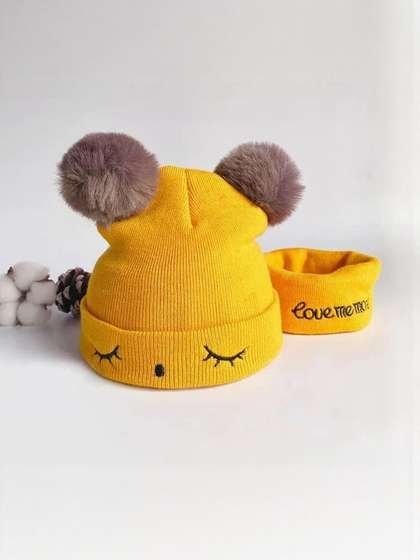 FIRMED STRING Kids
                      Woollen Beanie Caps